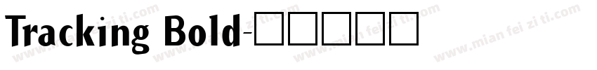 Tracking Bold字体转换